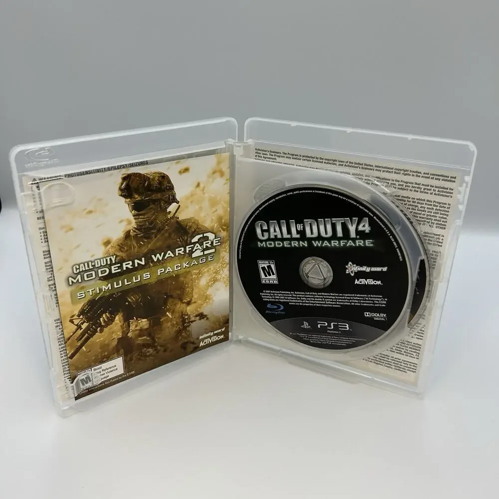 Call of Duty Modern Warfare Trilogy (Sony PS3) MW1 MW2 MW3 Box Set - CIB Tested
